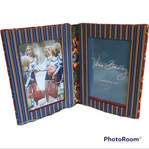NWOT {VERA BRADLEY} Double Picture Frame 3 x 5